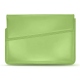 ノートPC、17インチ用レザーケース - Griffe 1 - Vert olive PU