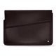 Leather sleeve for 17' laptop - Griffe 1 - Marron envoûtant