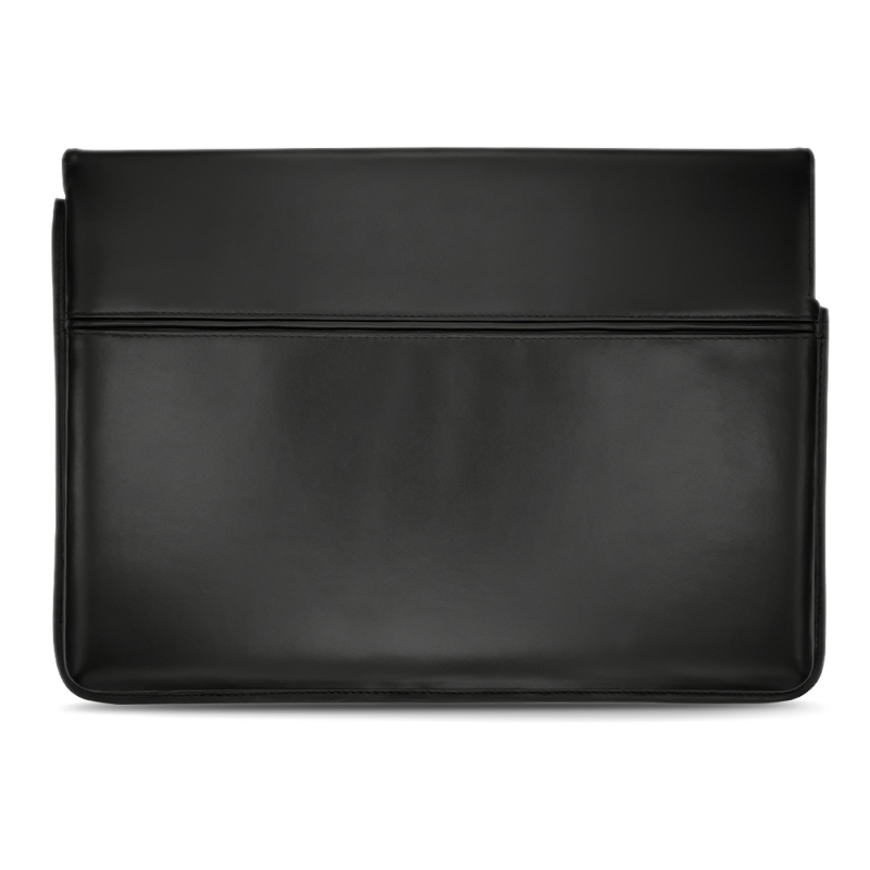 Leather sleeve for 17' laptop - Griffe 1
