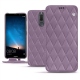 Housse cuir Huawei Mate 10 Lite - Lilas - Couture ( Nappa - Pantone 2645U ) 