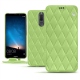 Huawei Mate 10 Lite leather case - Vert olive - Couture ( Nappa - Pantone 578U ) 