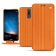 Custodia in pelle Huawei Mate 10 Lite - Abaca arancio