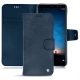 Huawei Mate 10 Lite leather case - Jean vintage ( Roughtcut - Pantone 285U  ) 