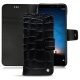 Custodia in pelle Huawei Mate 10 Lite - Crocodile nero