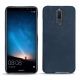 Custodia in pelle Huawei Mate 10 Lite - Jean vintage ( Roughtcut - Pantone 285U  ) 