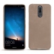 Coque cuir Huawei Mate 10 Lite - Taupe vintage ( Pantone 7530C ) 