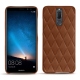 Custodia in pelle Huawei Mate 10 Lite - Marron - Couture ( Nappa - Pantone 1615C ) 