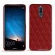 Coque cuir Huawei Mate 10 Lite - Tomate - Couture ( Pantone 187C ) 