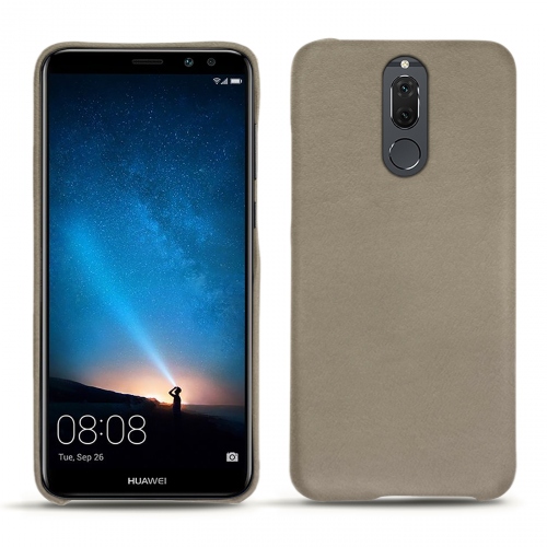 Funda de piel Huawei Mate 10 LiteDarboun sabla ( Pantone #BCB1A1 )