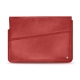 ノートPC、15インチ用レザーケース - Griffe 1 - Cerise vintage ( Pantone 185C ) 