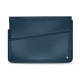 Leather sleeve for 15' laptop - Griffe 1 - Indigo ( Pantone 303U ) 