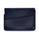 Funda de piel para ordenador portatil 15' - Griffe 1 - Cobalt - Couture ( Pantone 2766C ) 