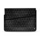 Leather sleeve for 15' laptop - Griffe 1 - Onyx - Couture