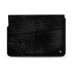 Funda de piel para ordenador portatil 15' - Griffe 1 - Autruche nero