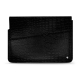 Leather sleeve for 15' laptop - Griffe 1 - Crocodile nero