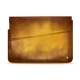 Leather sleeve for 15' laptop - Griffe 1 - Doré Patine