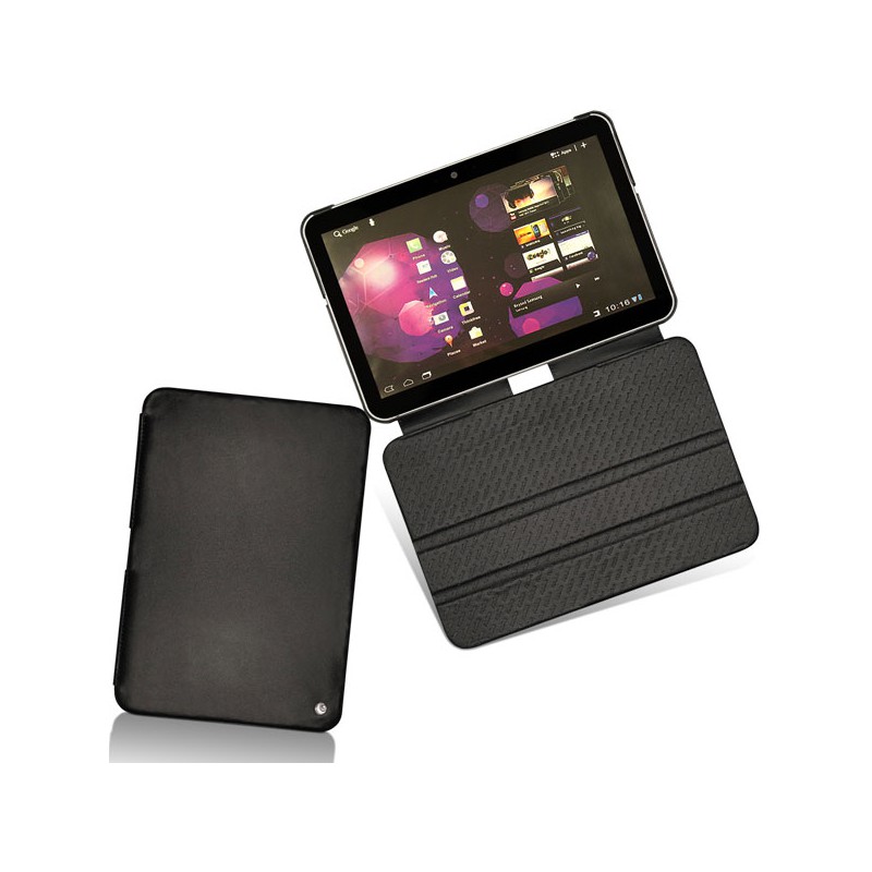 Capa em pele Samsung GT-P7300 Galaxy Tab 8.9  - Noir ( Nappa - Black ) 