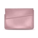 Leather sleeve for 13' laptop - Griffe 1 - Rose ( Nappa - Pantone 2365C ) 