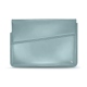 Leather sleeve for 13' laptop - Griffe 1 - Bleu ciel ( Nappa - Pantone 277C ) 