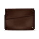 Housse cuir pour ordinateur portable 13' - Griffe 1 - Châtaigne ( Pantone 476C ) 