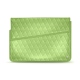 ノートPC、13インチ用レザーケース - Griffe 1 - Vert olive - Couture ( Nappa - Pantone 578U ) 