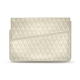 Housse cuir pour ordinateur portable 13' - Griffe 1 - Blanc escumo - Couture