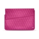 Funda de piel para ordenador portatil 13' - Griffe 1 - Rose BB - Couture