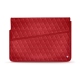 Housse cuir pour ordinateur portable 13' - Griffe 1 - Rouge troupelenc - Couture