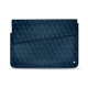 Funda de piel para ordenador portatil 13' - Griffe 1 - Blu mediterran - Couture