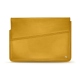 Leather sleeve for 13' laptop - Griffe 1 - Jaune soulèu