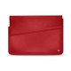 Leather sleeve for 13' laptop - Griffe 1 - Rouge troupelenc