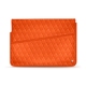 13 인치 휴대용 퍼스널 컴퓨터를위한 가죽 케이스 - Griffe 1 - Orange fluo - Couture