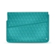 Custodia in pelle per computer portatile 13' - Griffe 1 - Bleu fluo - Couture