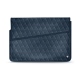 Funda de piel para ordenador portatil 13' - Griffe 1 - Jean vintage - Couture