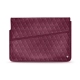 ノートPC、13インチ用レザーケース - Griffe 1 - Prune vintage - Couture