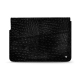 Funda de piel para ordenador portatil 13' - Griffe 1 - Autruche nero