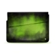 Leather sleeve for 13' laptop - Griffe 1 - Vert Patine