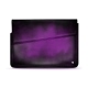 Funda de piel para ordenador portatil 13' - Griffe 1 - Violet Patine