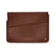 Leather sleeve for 13' laptop - Griffe 1 - Marron délicat