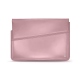 Leather sleeve for 11' laptop - Griffe 1 - Rose ( Nappa - Pantone 2365C ) 
