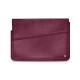 Leather sleeve for 11' laptop - Griffe 1 - Prune vintage ( Pantone 512C ) 