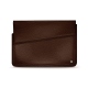 Leather sleeve for 11' laptop - Griffe 1 - Châtaigne ( Pantone 476C ) 