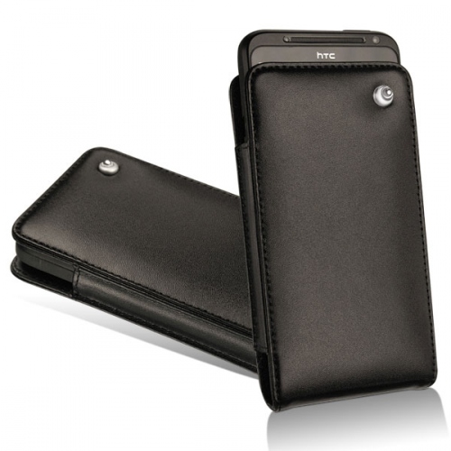 硬质真皮保护套 HTC Evo 3D - Noir ( Nappa - Black ) 
