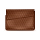 ノートPC、11インチ用レザーケース - Griffe 1 - Marron - Couture ( Nappa - Pantone 1615C ) 