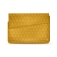 Funda de piel para ordenador portatil 11' - Griffe 1 - Jaune soulèu - Couture