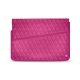 Housse cuir pour ordinateur portable 11' - Griffe 1 - Rose BB - Couture