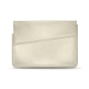Leather sleeve for 11' laptop - Griffe 1 - Blanc escumo