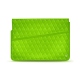 ノートPC、11インチ用レザーケース - Griffe 1 - Vert fluo - Couture
