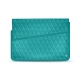 Funda de piel para ordenador portatil 11' - Griffe 1 - Bleu fluo - Couture
