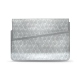 Housse cuir pour ordinateur portable 11' - Griffe 1 - Platinium - Couture